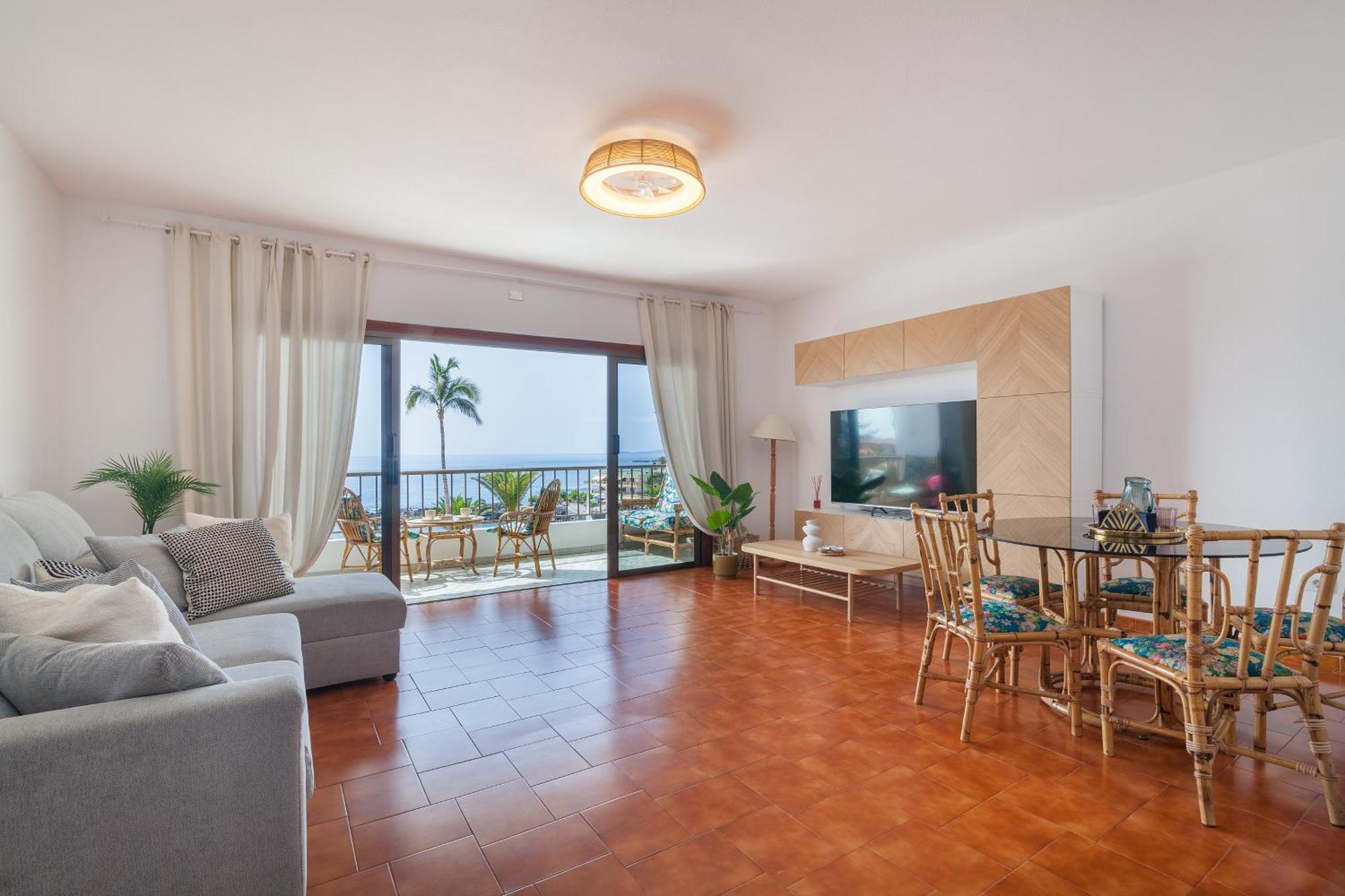 Casa De Franco - Ocean View, Terrace, Balcony, 50M From Playa La Arena, Fibre Net Apartment Puerto de Santiago  Bagian luar foto
